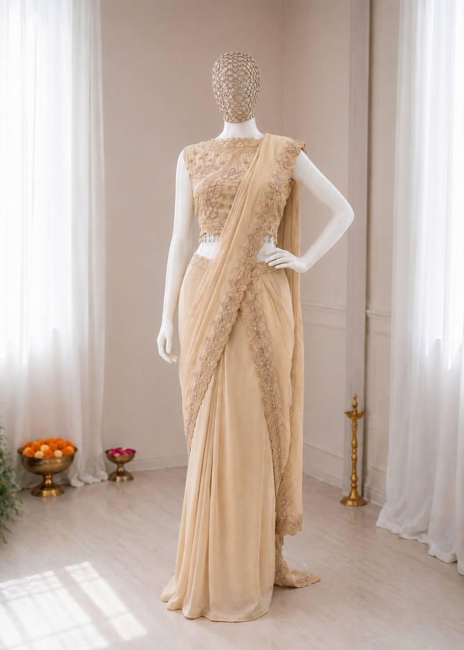 MV-LHN-004 - DESIGNER PREMIUM PARTY WEAR LEHENGA- READY TO WEAR - Image 7